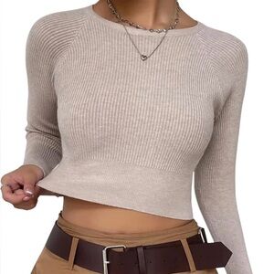 Stretch Crewneck Sweater